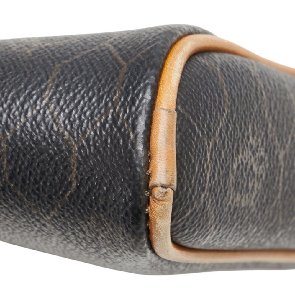 Dior logo crossbody shoulder bag black brown leather - Picture 4 of 9